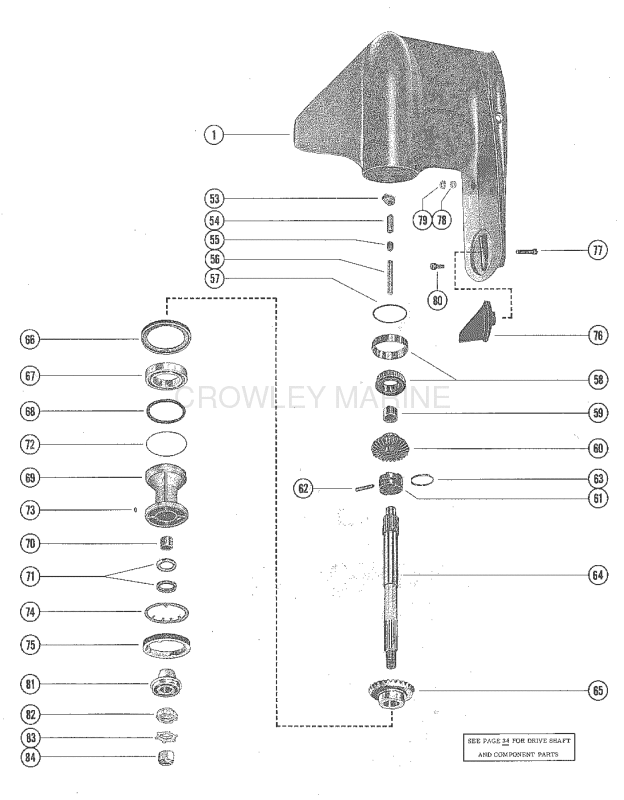 Gear Housing Assembly Complete (Serial Group 1) (Page 2) image