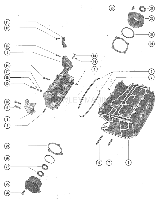 Cylinder Block And Crankcase Assembly image