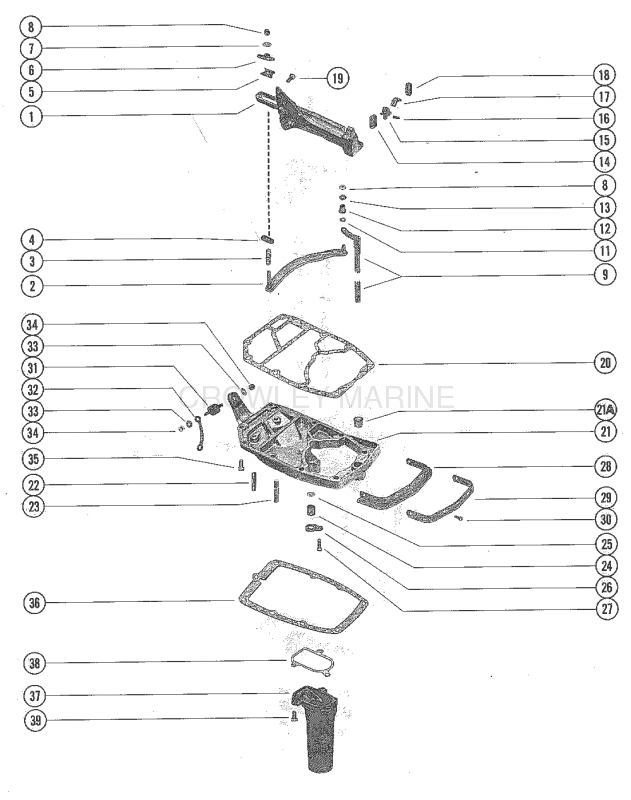 Shift Linkage And Exhaust Plate image