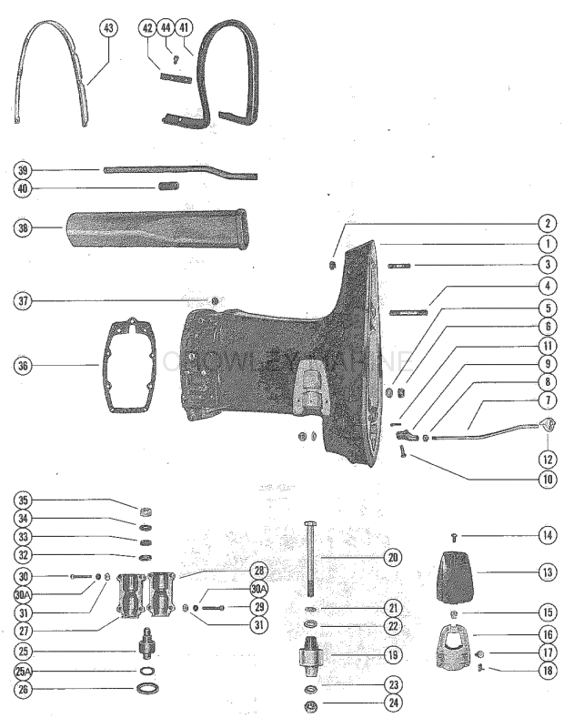 Drive Shaft Housing Assembly (G4) image