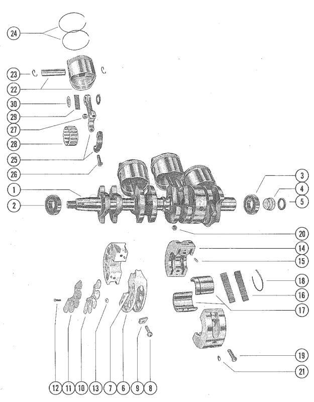 Crankshaft Piston And Connecting Rod image