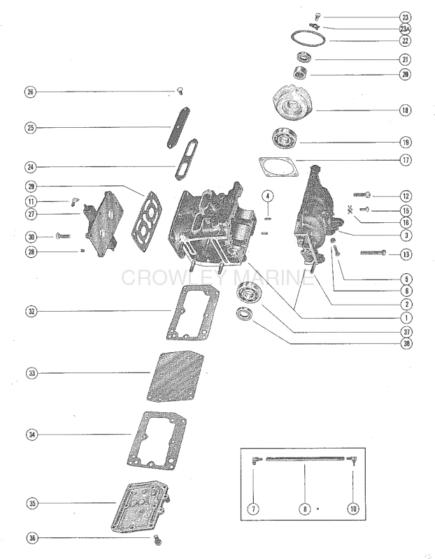 Cylinder Block And Crankcase Assembly image