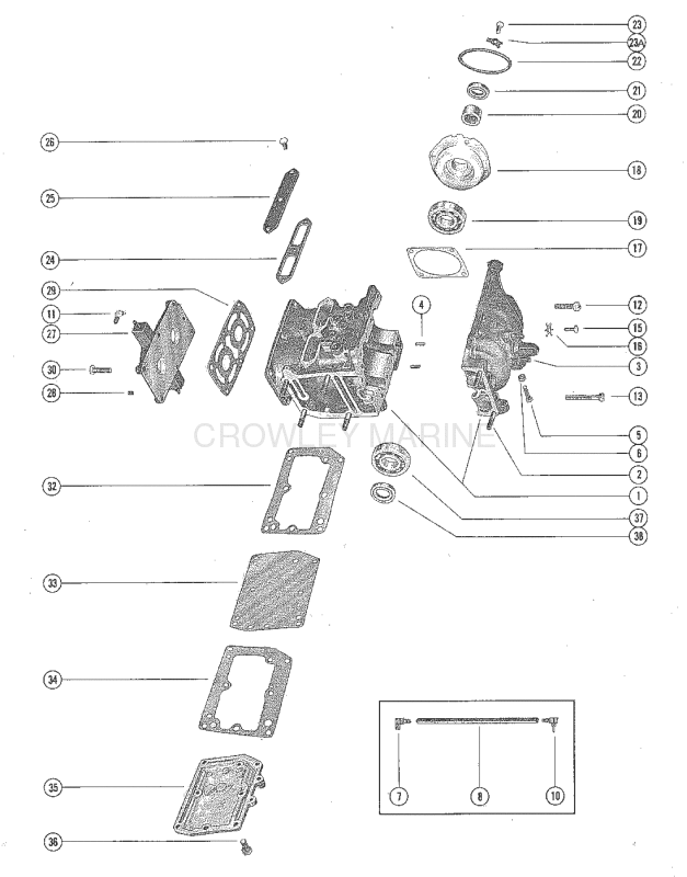 Cylinder Block And Crankcase Assembly image