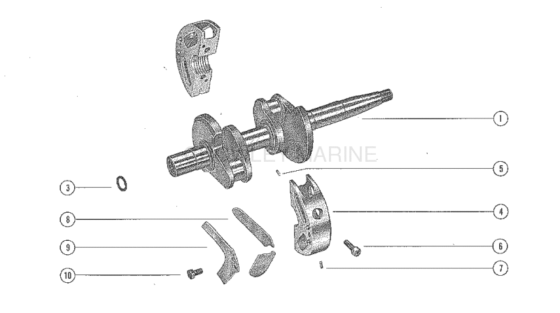 Crankshaft And Main Bearing Assembly image