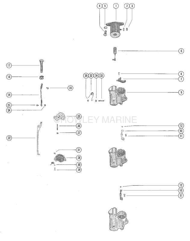 Carburetor Linkage And Choke Solenoid image