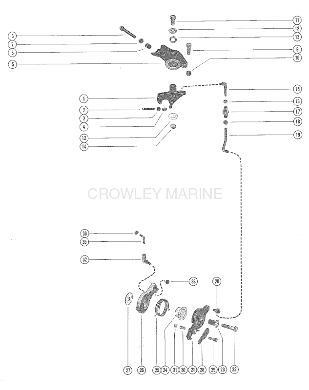 Throttle Control Linkage And Spark Advance image