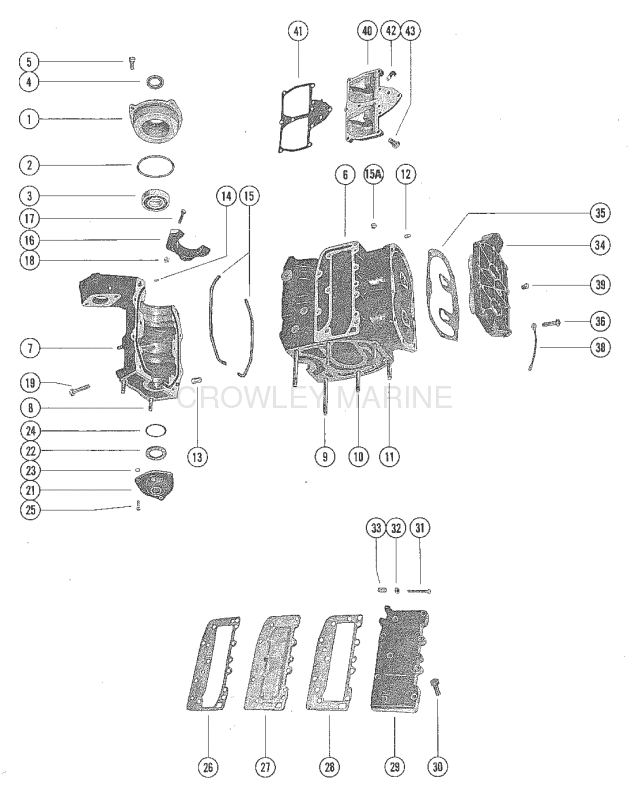 Cylinder Block And Crankcase Assembly image