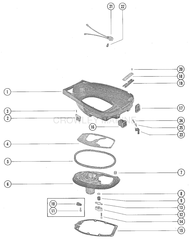 Bottom Cowl And Exhaust Plate Assembly image