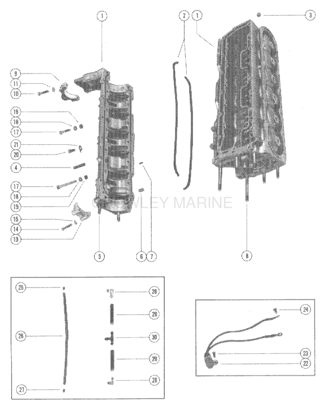 Cylinder Block And Crankcase Assembly image