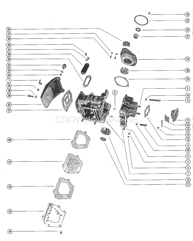 Cylinder Block And Crankcase Assembly image