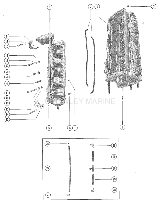 Cylinder Block And Crankcase Assembly image