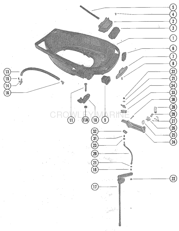 Bottom Cowl And Shift Linkage image