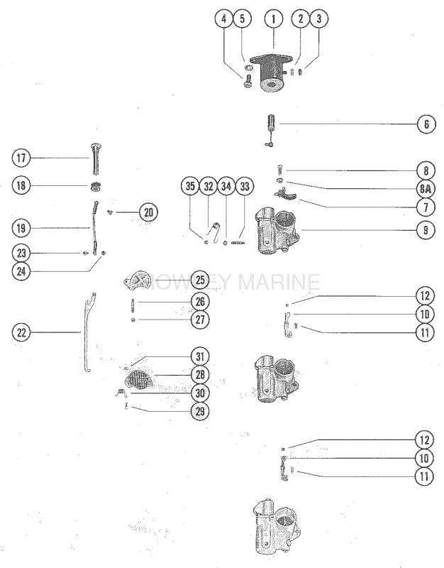 Carburetor Linkage And Choke Solenoid image