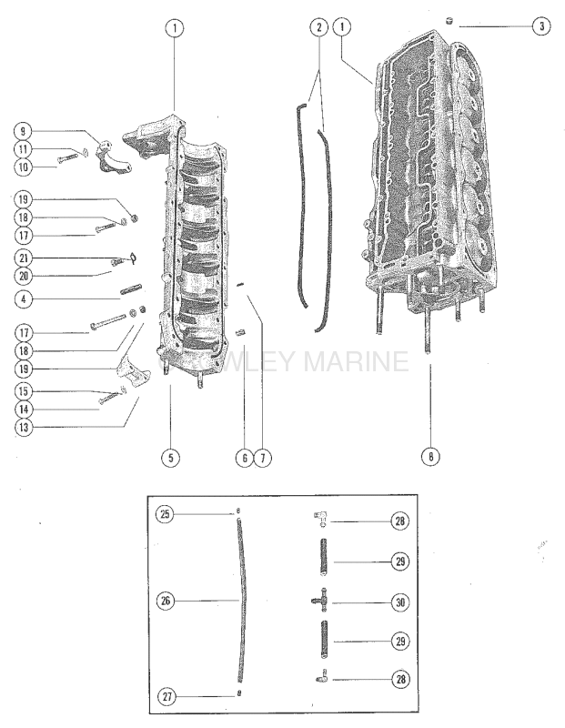 Cylinder Block And Crankcase Assembly image