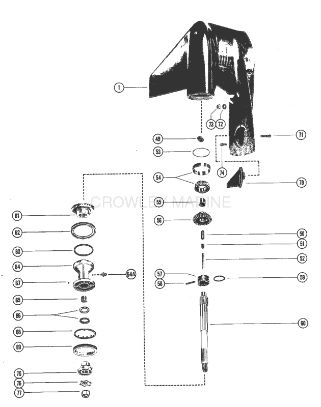 Gear Housing (Propeller Shaft) image