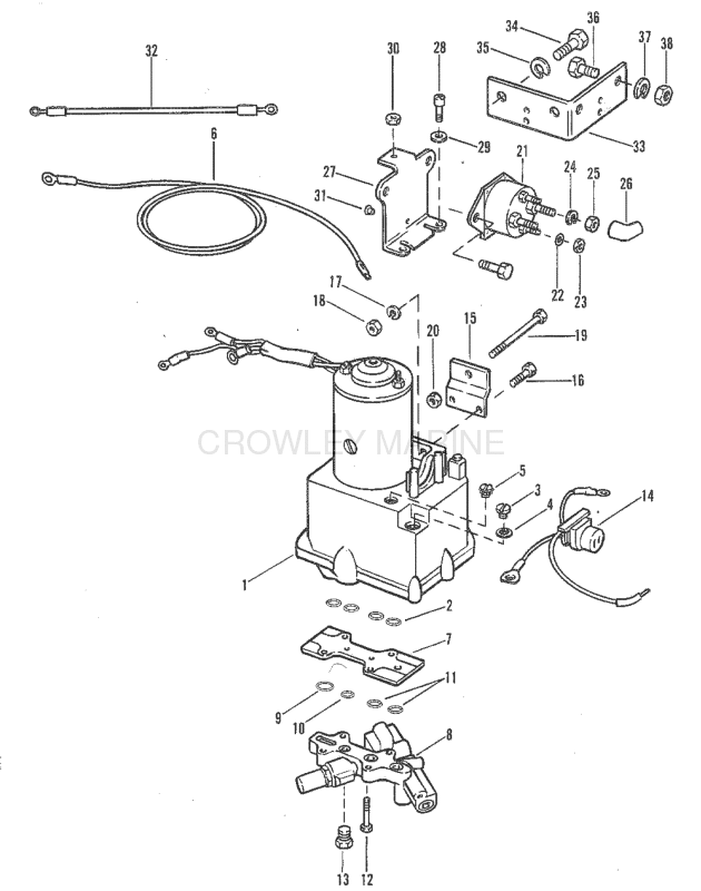 Power Trim Components (Without Circuit Breaker And Fuse) image