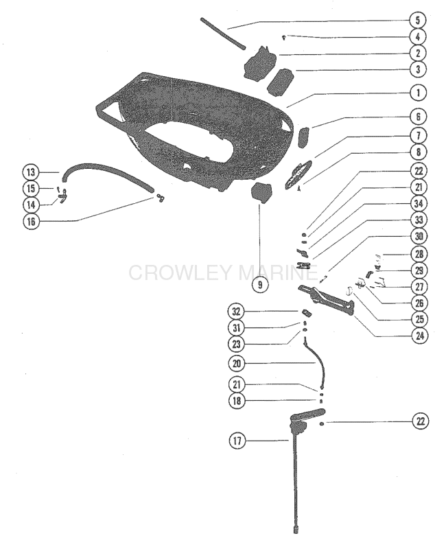 Bottom Cowl And Shift Linkage image