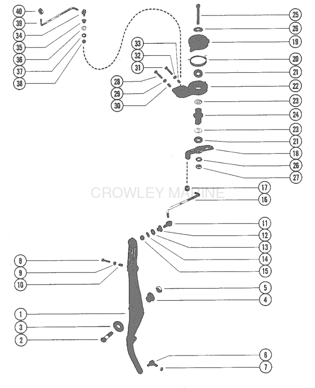 Throttle Lever And Link Rods image