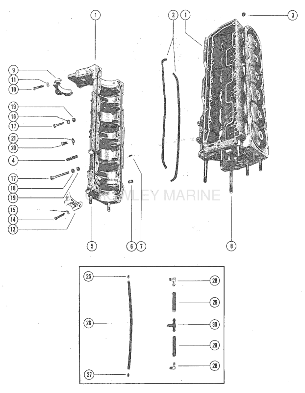 Cylinder Block And Crankcase Assembly image