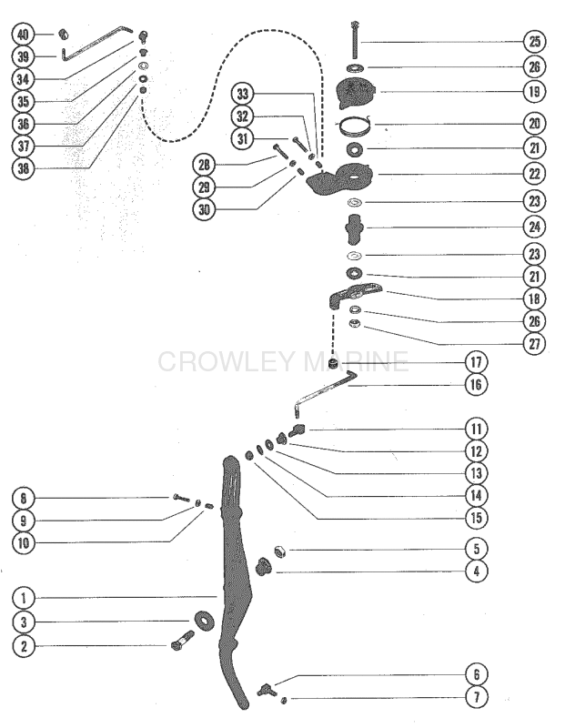 Throttle Lever And Link Rods image