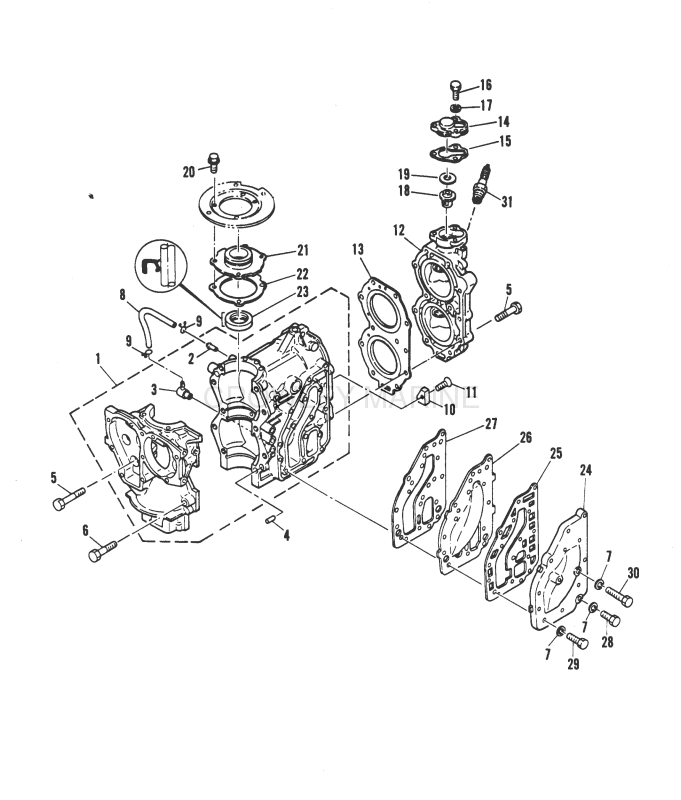 Crankcase And Cylinder Head image
