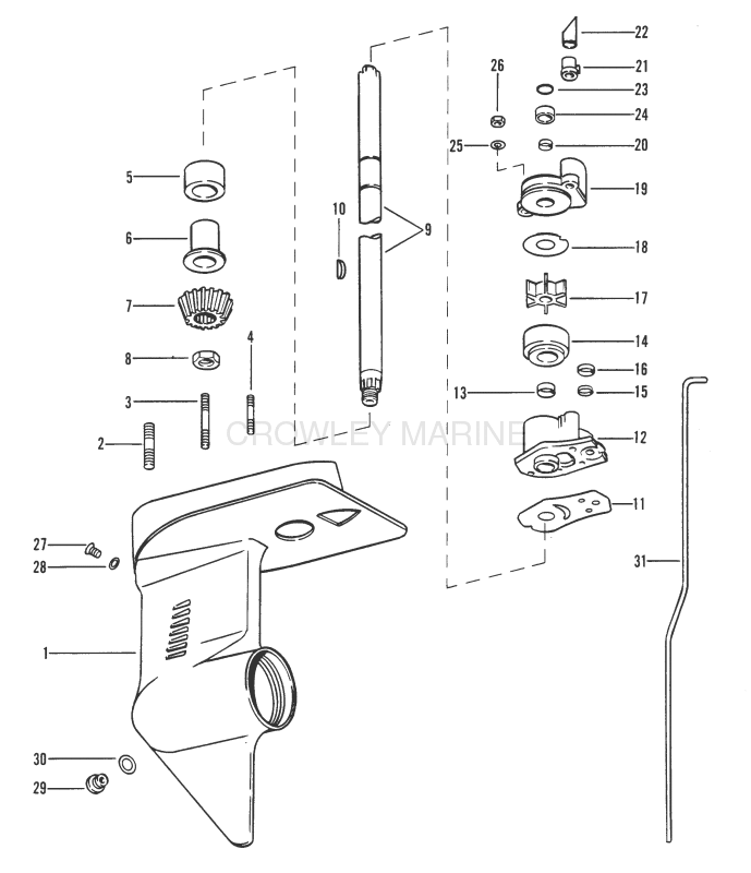 Gear Housing (Drive Shaft) image