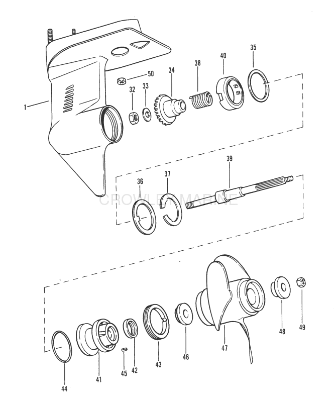 Gear Housing (Propeller Shaft) image