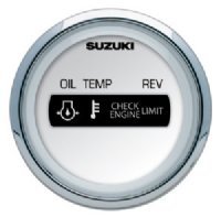 2  White Engine Monitor Gauge Suzuki image