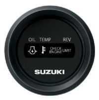 2  Black Engine Monitor Gauge Suzuki image