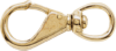 Polished Brass Swivel Eye Snap, 4-1/2" - Seasense Polished Brass Swivel Eye Snap, 4-1/2" - Seasense