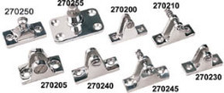 Stainless Steel Convertible Top Deck Hinge 90° SeaDog Line